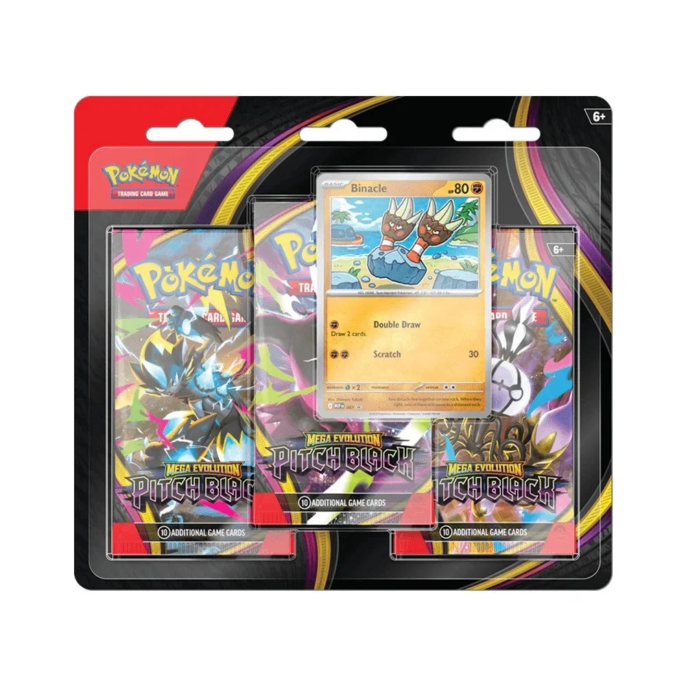 Pitch Black 3-Pack Blister