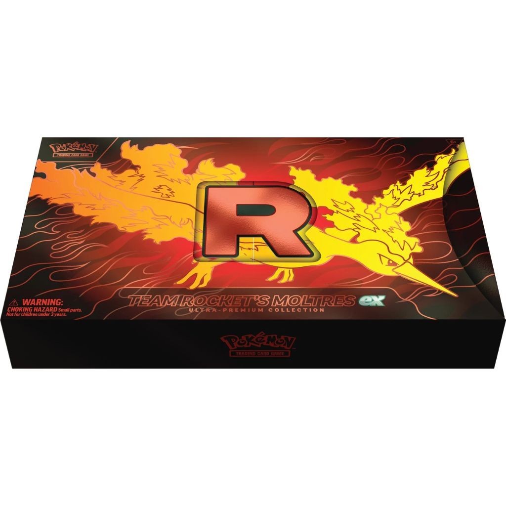 Team Rockets Moltres Ex Ultra Premium Collection Box - Dent