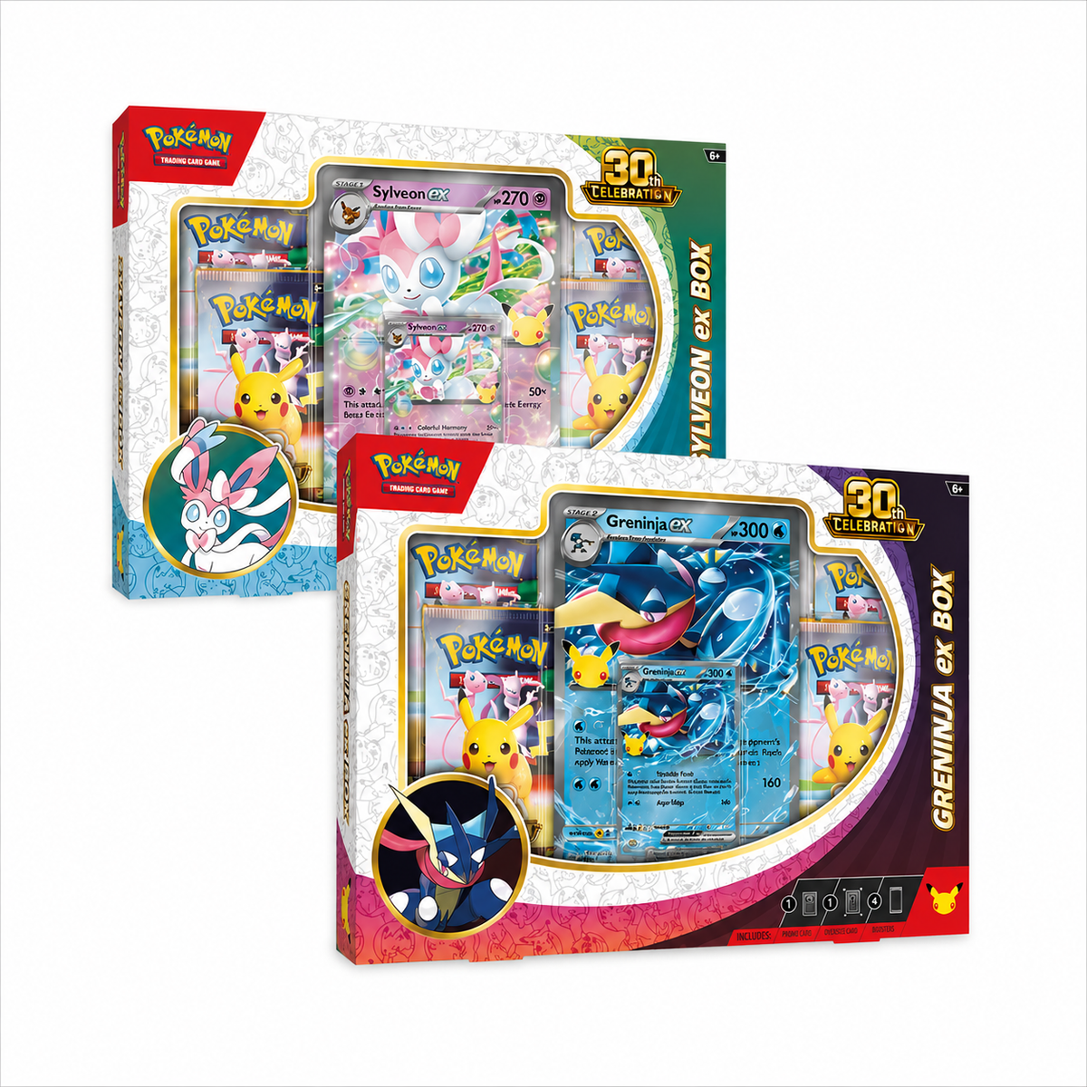 30th Celebration - Greninja or Sylveon ex Box Chosen at random - LIMIT 1